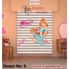 Winx Club Zebra Perdesi